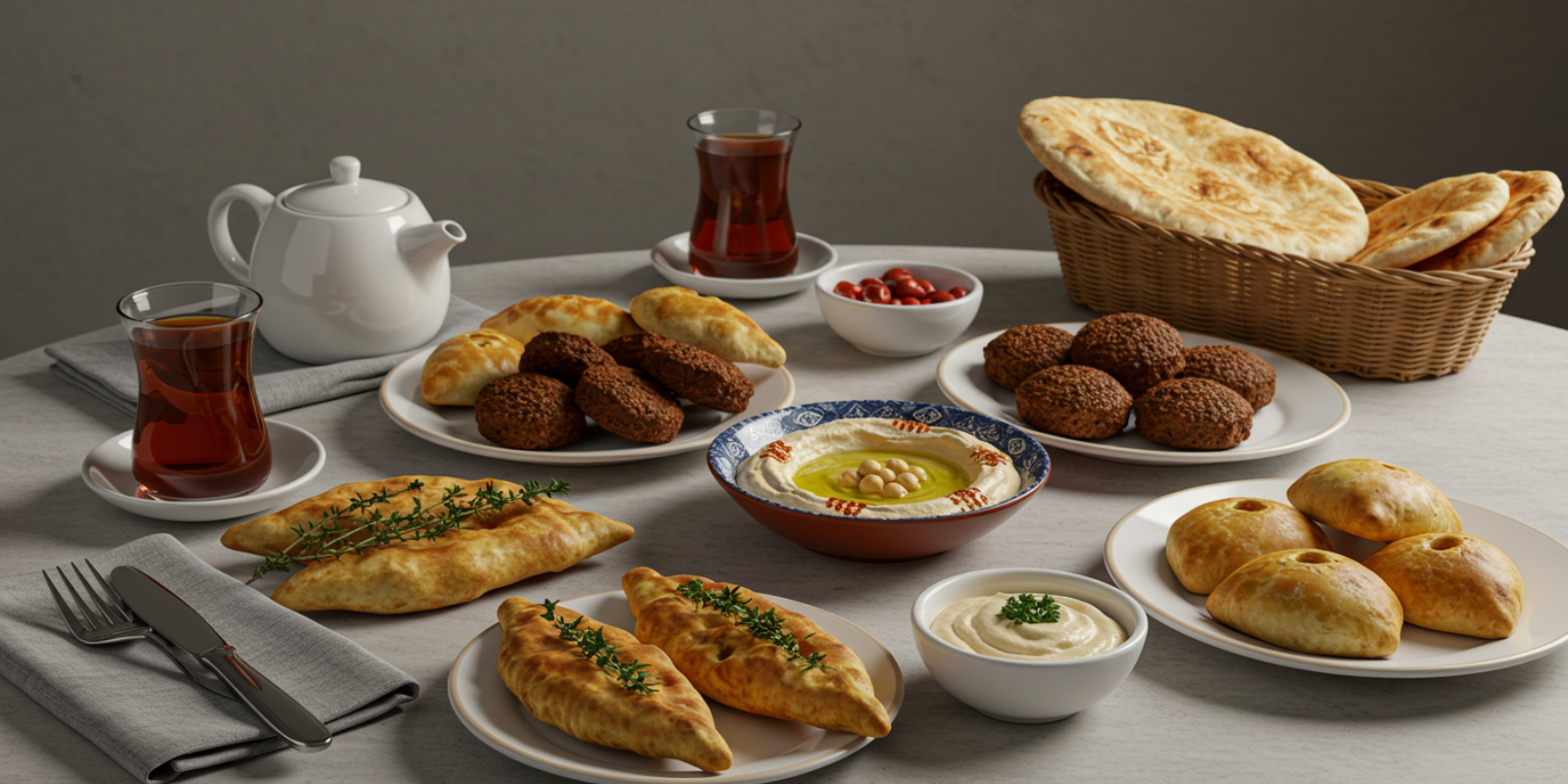 Traditional Breakfast Spread